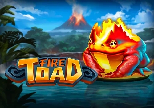 Fire Toad spel met vurige themaelementen en kleurrijke animaties